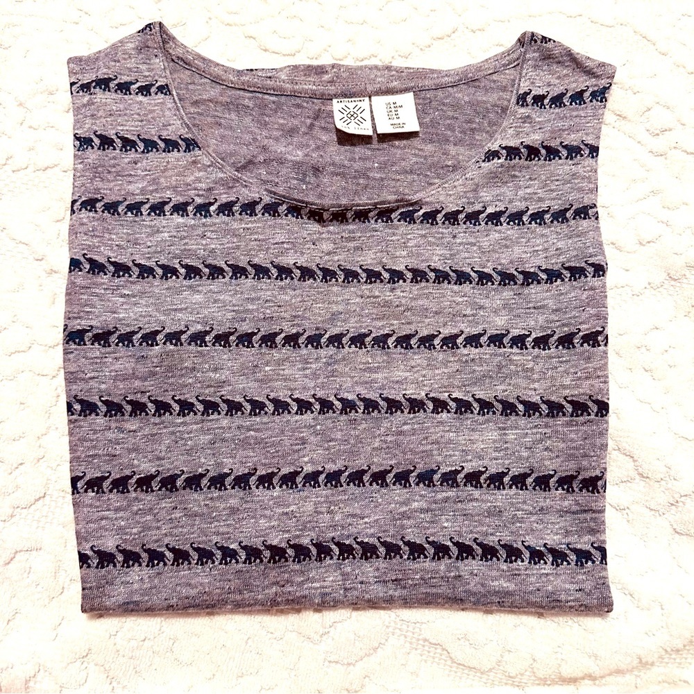 Artisan NY | Tank | Heather Gray Elephant | Linen